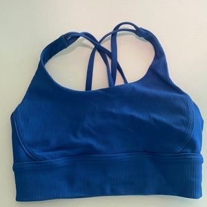 Lululemon RIBBED energy long line bra